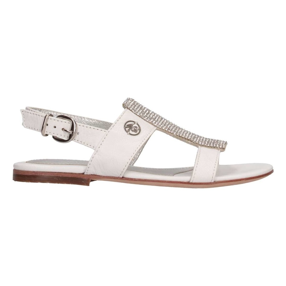 Chaussures Fille Sandales et Nu-pieds Blumarine B3624 Sandales Enfant blanc Blanc