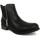 Chaussures Femme Boots Cassis Côte d'Azur LUTY  Boots Noir a talons Noir