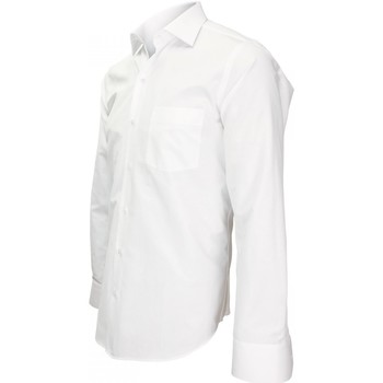 Emporio Balzani chemise fil a fil tradizzione blanc Blanc