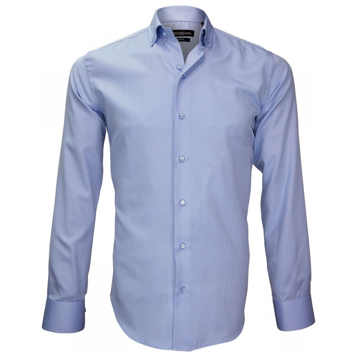Vêtements Homme Chemises manches longues Emporio Balzani chemise popeline armuree zino bleu Bleu