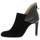 Chaussures Femme Boots Vidi Studio boots cuir velours Noir