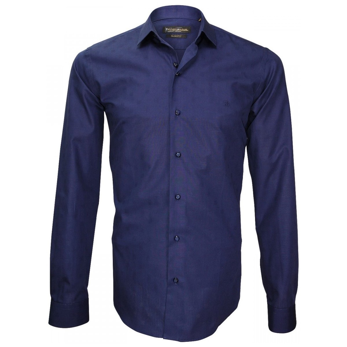 Vêtements Homme Chemises manches longues Emporio Balzani chemise popeline armuree tiberio bleu Bleu