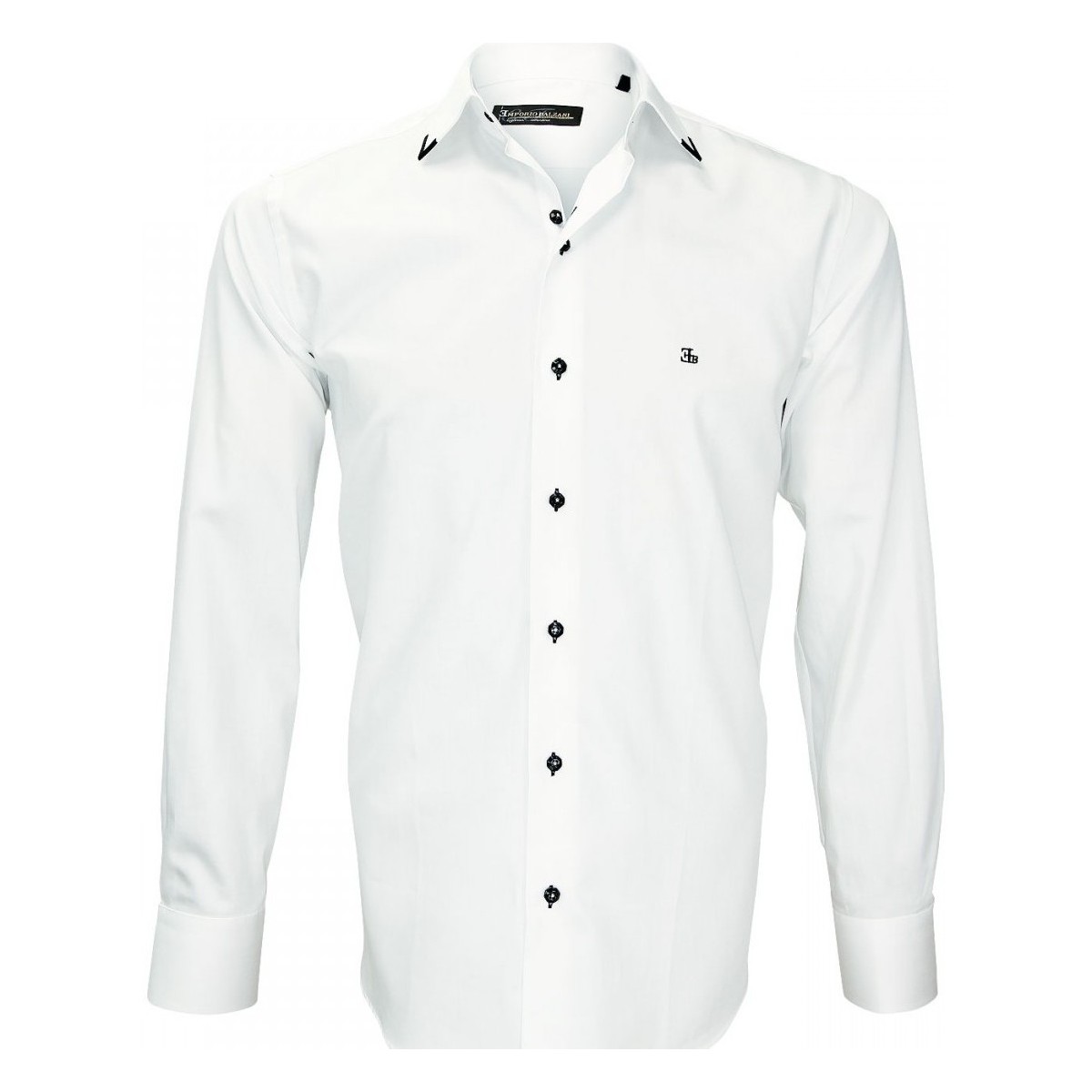 Vêtements Homme Chemises manches longues Emporio Balzani chemise mode flaminio blanc Blanc