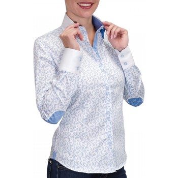 Vêtements Femme Chemises / Chemisiers Andrew Mc Allister chemise a coudieres droopy bleu Bleu