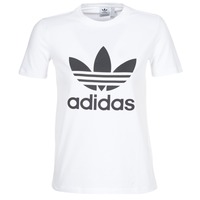adidas Originals TREFOIL TEE Blanc - Vêtements T-shirts manches courtes  Femme 48,00 €