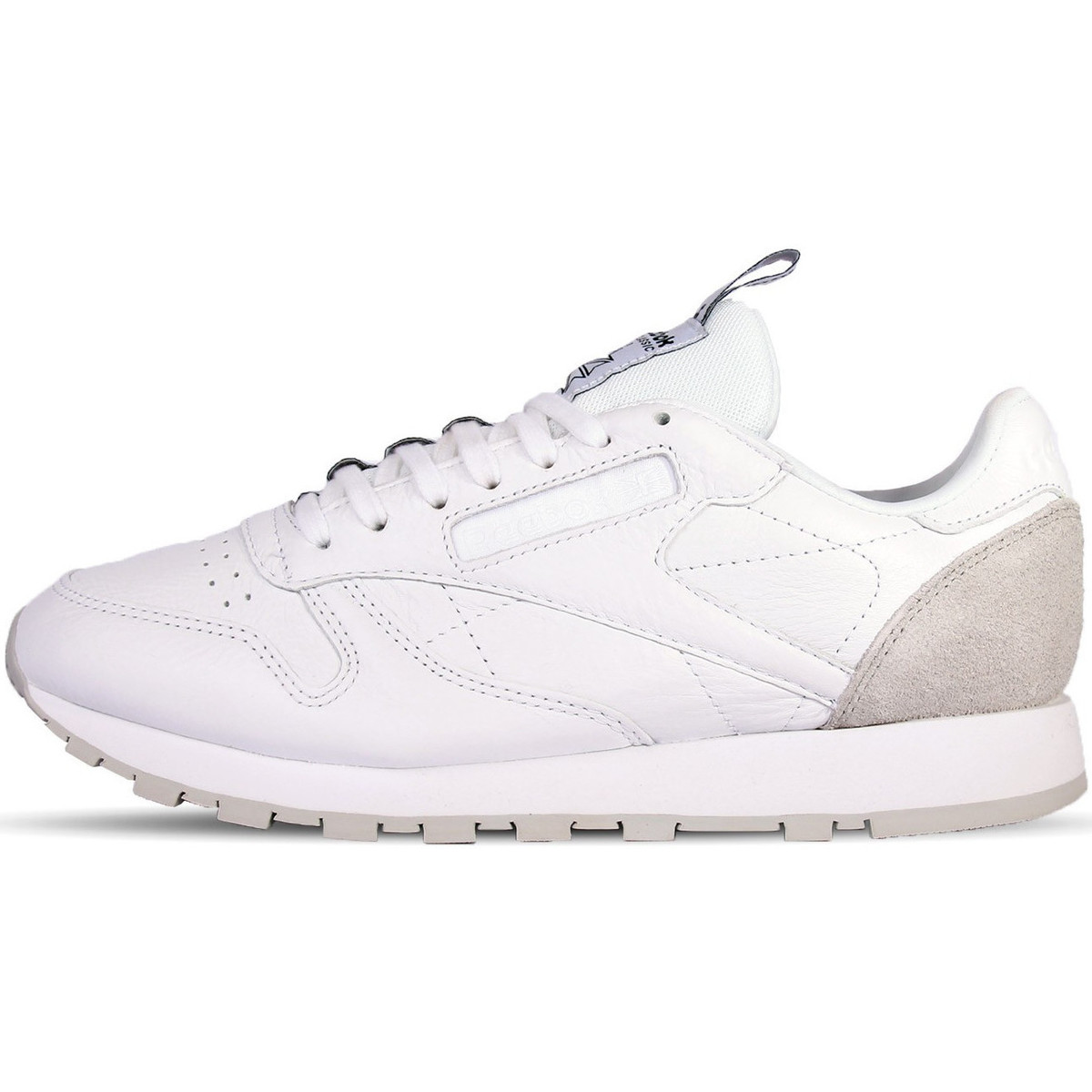 Chaussures Homme Baskets basses Reebok Sport Classic Leather Iconic Taping - BS62 Blanc