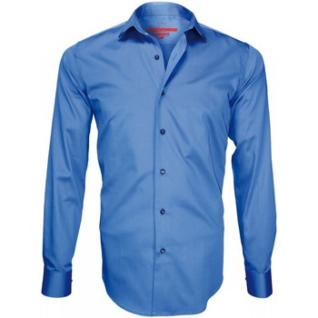 Vêtements Homme Chemises manches longues Andrew Mc Allister chemise mode redbridge bleu Bleu