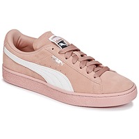 Chaussures Femme Baskets basses Puma SUEDE CLASSIC W'S Rose / Blanc