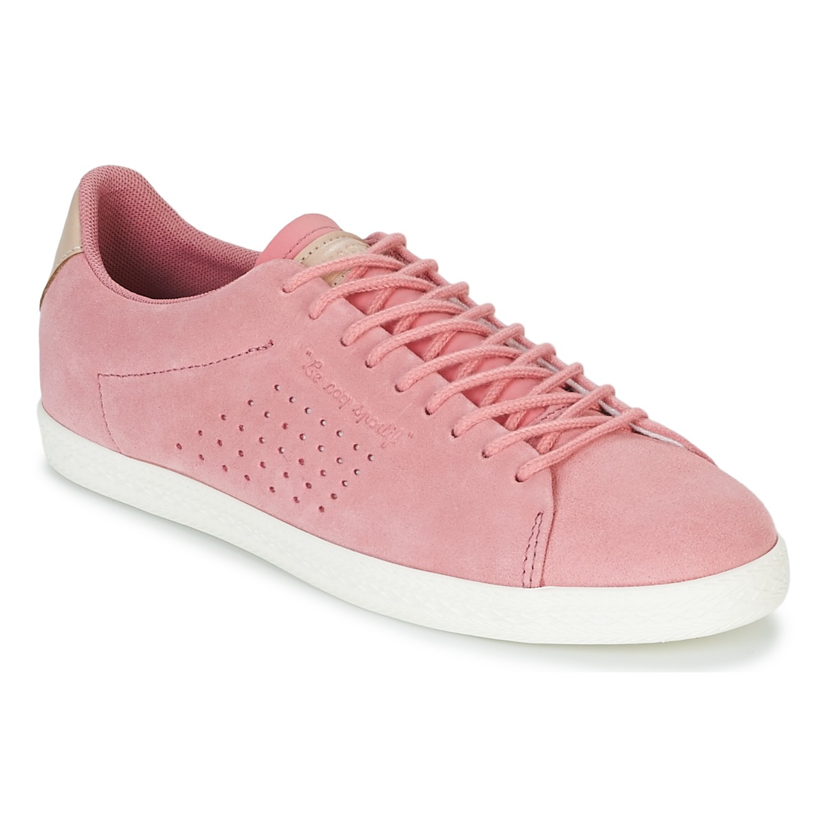Chaussures Femme Baskets basses Le Coq Sportif CHARLINE SUEDE Rose
