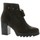 Chaussures Femme Boots Riva Di Mare Boots cuir velours Noir