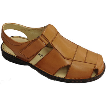Chaussures Homme Mocassins 30´s Fermé sandales à bout par fermeture Velc Marron