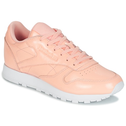 Chaussures Femme Baskets basses Reebok rimpelclip Classic CLASSIC LEATHER PATENT Rose