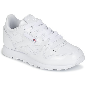 Chaussures Fille Baskets basses Reebok Classic CLASSIC LEATHER PATENT Blanc
