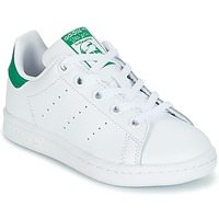 Chaussures Enfant Baskets basses adidas Originals STAN SMITH C Blanc / vert