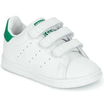 Chaussures Enfant Baskets basses adidas Originals STAN SMITH CF I Blanc / vert