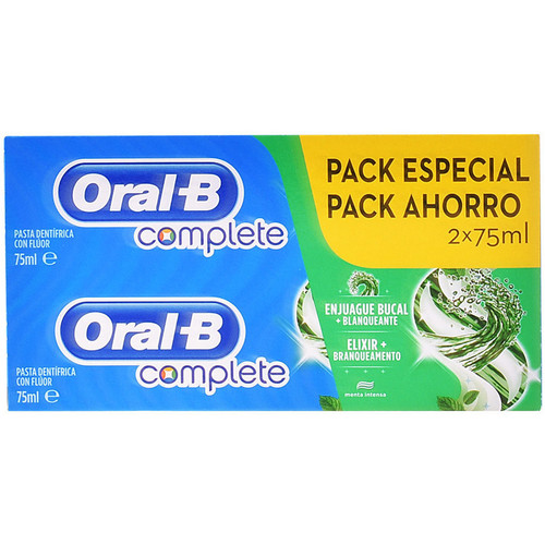 Beauté Accessoires corps Oral-B Complete Dentifrico Enjuage + Blanqueante Coffret 