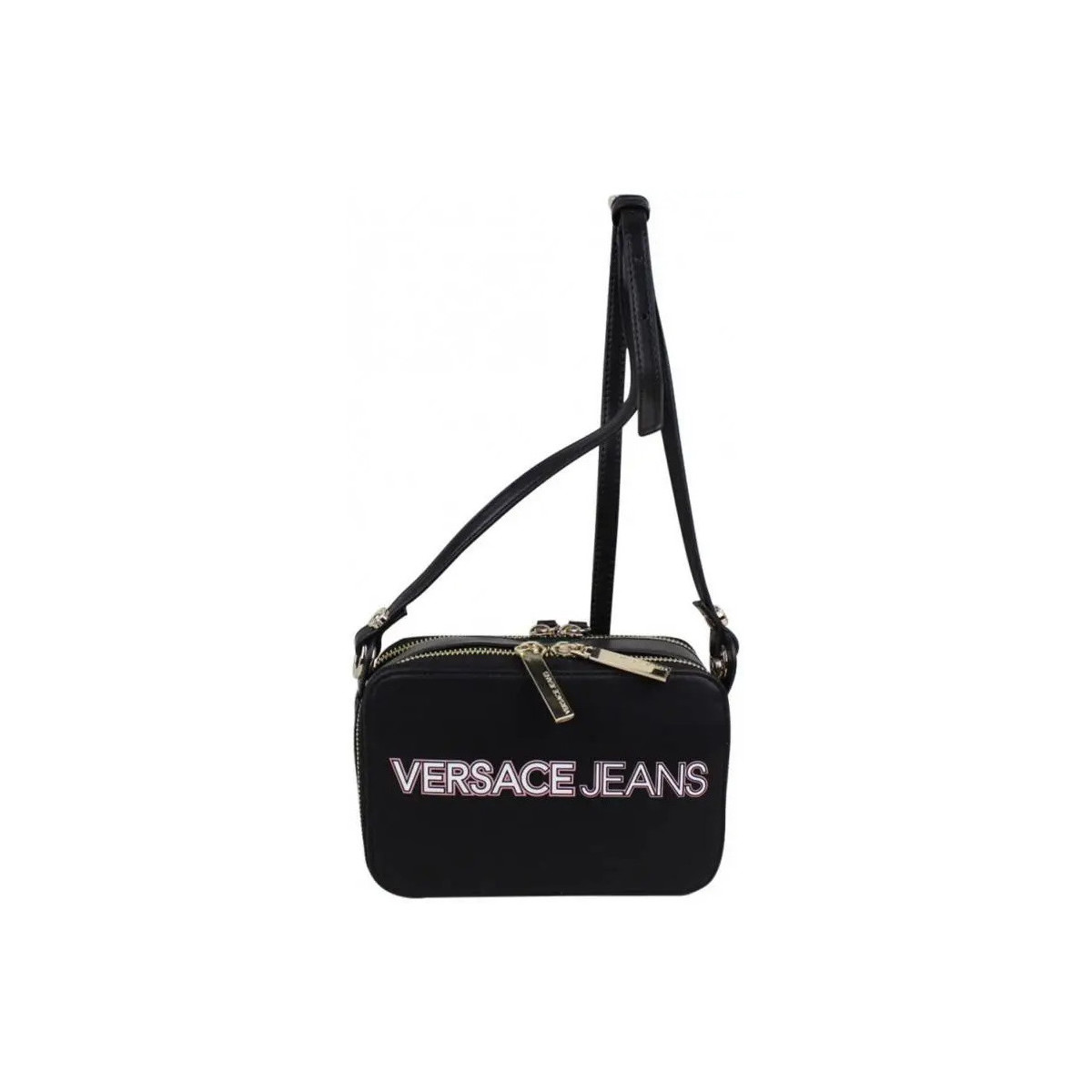 Sacs Femme Sacs porté main Versace Sac bandoulière  noir mat motif logo Multicolore