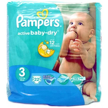 Beauté Produits bains Pampers Baby Dry   22 Couches   Taille 3 Autres
