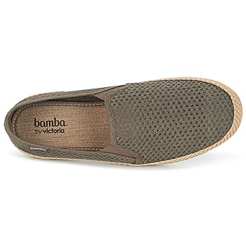 Bamba By Victoria COPETE ELASTICO REJILLA TRENZA Taupe - Livraison Gratuite  | Spartoo ! - Chaussures Espadrilles Homme 38,20 €