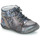 Chaussures Fille Boots GBB ROSEMARIE Gris / Bleu