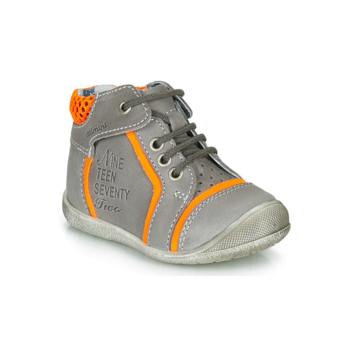 Chaussures Garçon Boots Catimini SEREVAL Gris / Orange