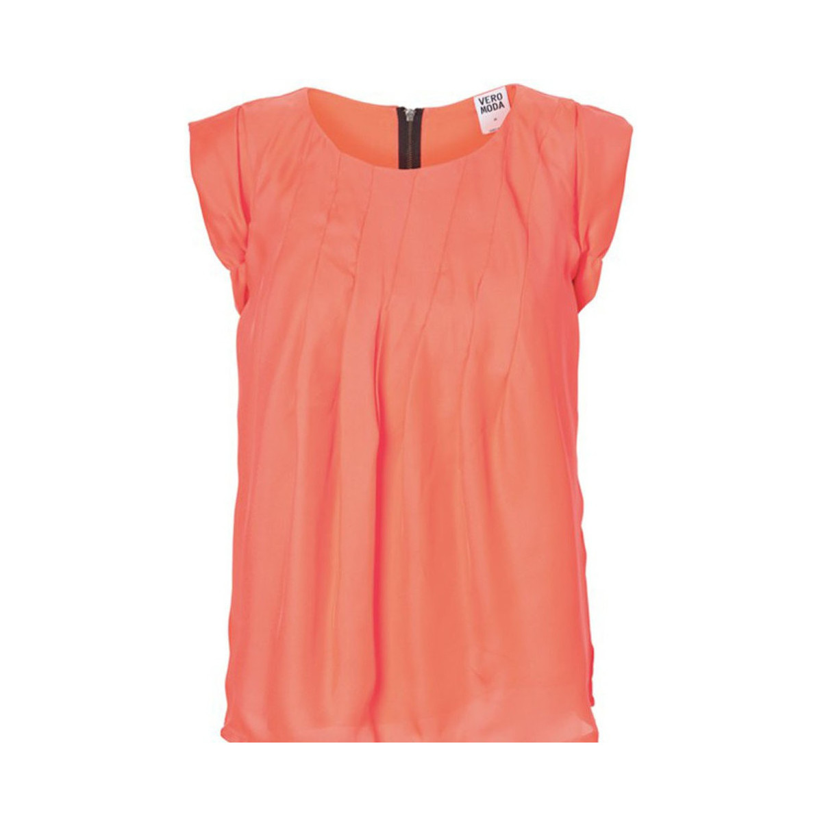 Vêtements Femme Polos manches courtes Vero Moda Top New Corsi Corail Orange