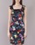 Vêtements Femme Robes courtes Love Moschino WVG3100 Noir / Multicolore
