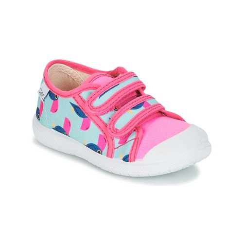 Chaussures Fille Baskets basses Sweats & Polaires GLASSIA Multicolore