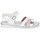 Chaussures Fille Sandales et Nu-pieds Citrouille et Compagnie IZOEGL blanc / Rose / Argent