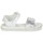 Chaussures Fille Sandales et Nu-pieds Citrouille et Compagnie ILEVANDOK Blanc / Argent