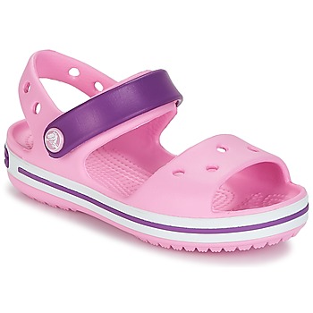 Chaussures Fille Sandales et Nu-pieds Crocs CROCBAND SANDAL Carnation Pink / Purple