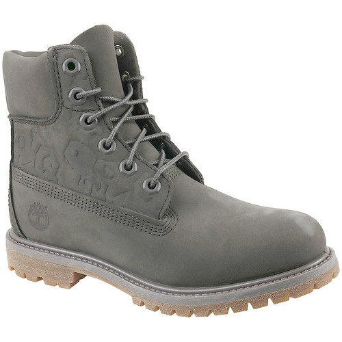 Chaussures Femme Boots Timberland Webbing 6 In Premium Boot W Gris