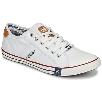 Chaussures Homme Baskets basses Mustang TIRON Blanc