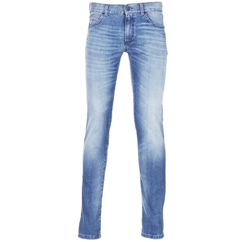 Jeans slim Sisley BURLUDU Bleu Médium - Livraison Gratuite 