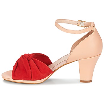 Chaussures Miss L'Fire EVIE Rouge / Rose - Livraison Gratuite 