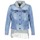 Vêtements Femme versace jeans couture portemonnaie mit barocco print item XAOUDE Bleu Clair / Gris
