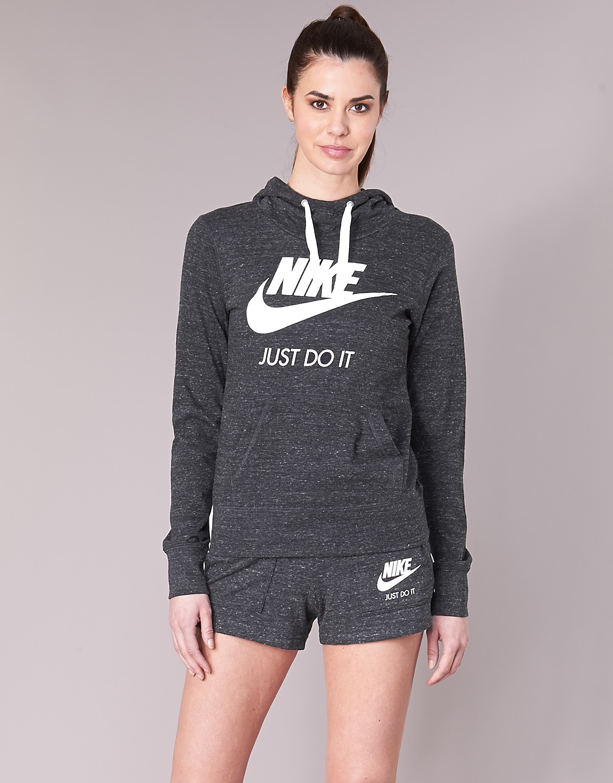 Vêtements Femme Sweats Nike GYM VINTAGE HOODIE Gris
