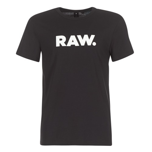 Vêtements Homme T-shirts Mid courtes G-Star Raw HOLORN R T S/S Noir