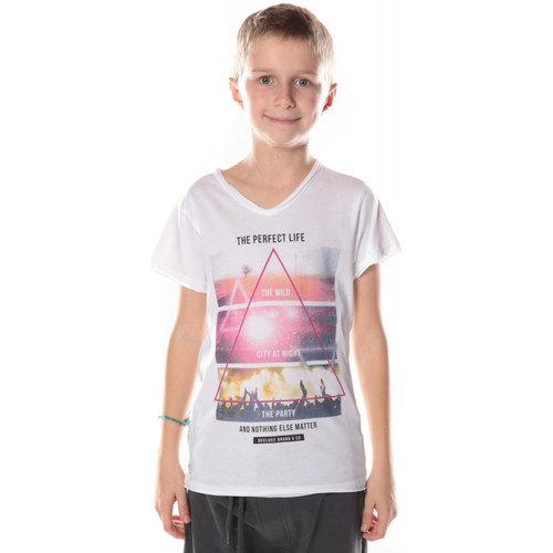 Vêtements Garçon New Balance Nume Deeluxe T-Shirt Enfant Perfect blanc Blanc