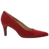 Chaussures Femme Escarpins Pao Escarpins cuir velours rouge