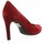 Chaussures Femme Escarpins Pao Escarpins cuir velours Rouge