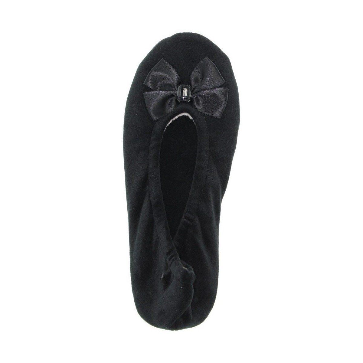 Chaussures Chaussons Isotoner Chausson ballerine  ref_iso42209-noir Noir