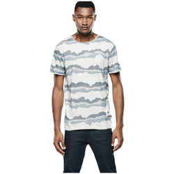 Vêtements Homme T-shirts manches courtes G-Star Raw T-Shirt  Yoshem Stripes Camo Snow Htr (sp) Gris