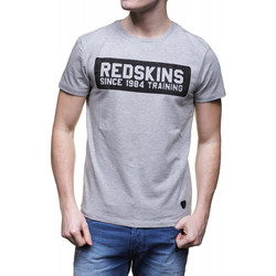 Vêtements Homme T-shirts manches courtes Redskins T Shirt Homme Run Calder Gris Gris