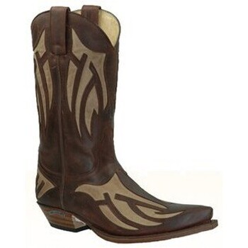 Chaussures Homme Bottes Sendra boots Bottes Western en cuir Vachette ref_sen21904-marron 41 Marron