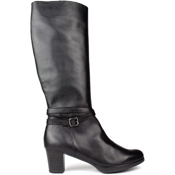 Kroc BOTTES HAUTE CUIR Noir - Chaussures Botte Femme 112,78 €