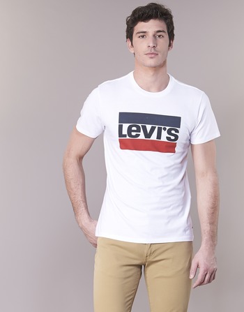 Vêtements Homme T-shirts manches courtes Levi's GRAPHIC SPORTSWEAR LOGO Blanc