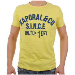Vêtements Homme T-shirts manches courtes Kaporal T-Shirt Homme NACID Jaune Jaune