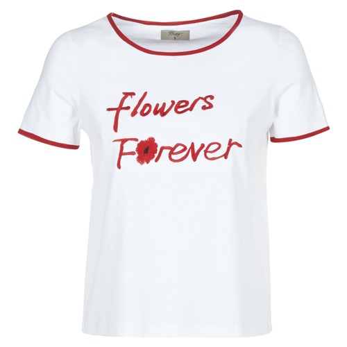 Vêtements Femme T-shirts manches courtes Betty London INNATIMBI Blanc / Rouge