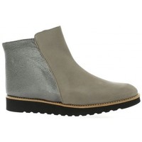 Chaussures Femme Boots Latina Boots cuir nubuck Taupe